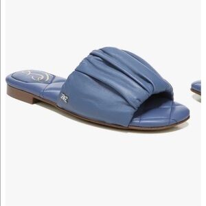 Sam Edelman Briar Slide Blue Sandal Sz 8